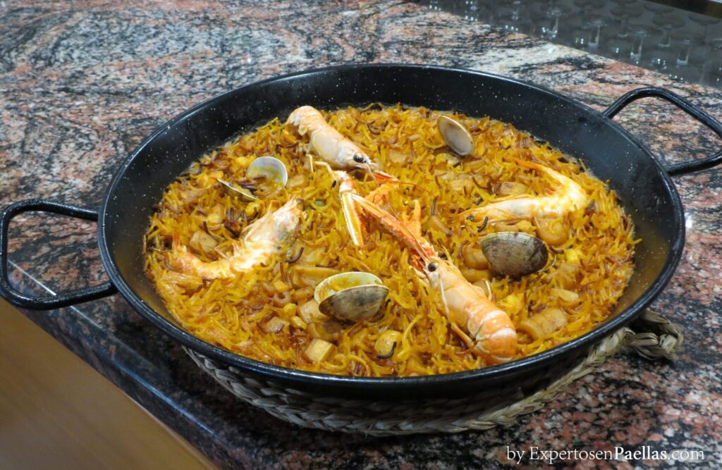 Paellas Peñíscola, paellas para llevar Càlig. Arroz marinero.