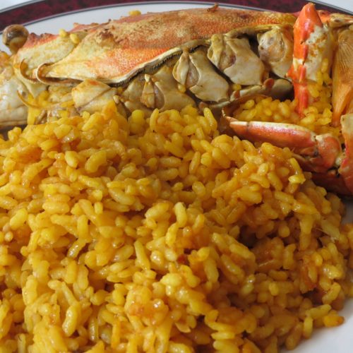 ARROZ-CON-LANGOSTA-EN-PEÑISCOLA-PAELLAS-PARA-LLEVAR-by-Restaurante-Las-Vegas-Peñiscola